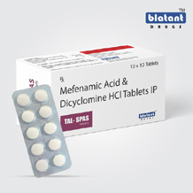  pharma franchise products in Haryana - Blatant Drugs -	Tal Spas Tab.jpg	